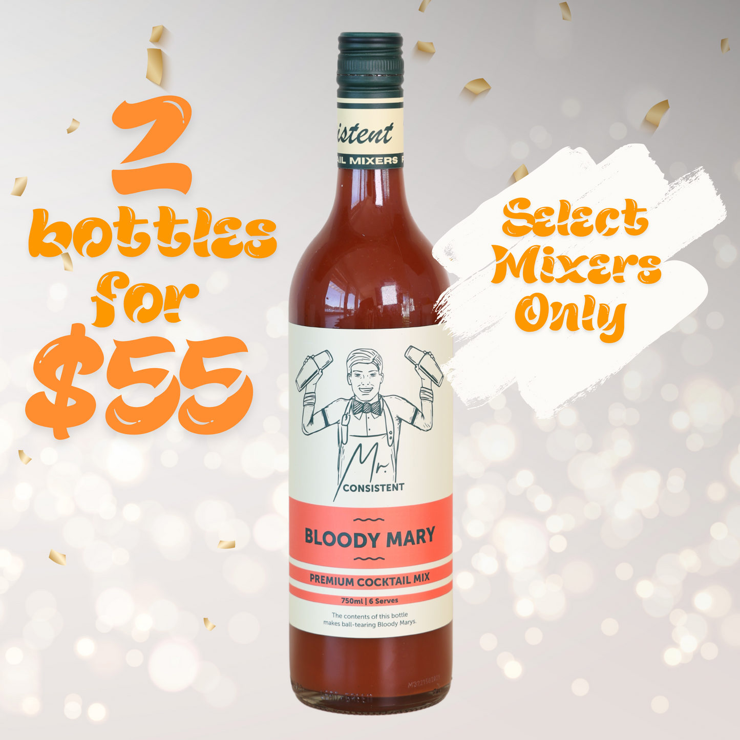 Bloody Mary Cocktail Mixer - 6 Serves