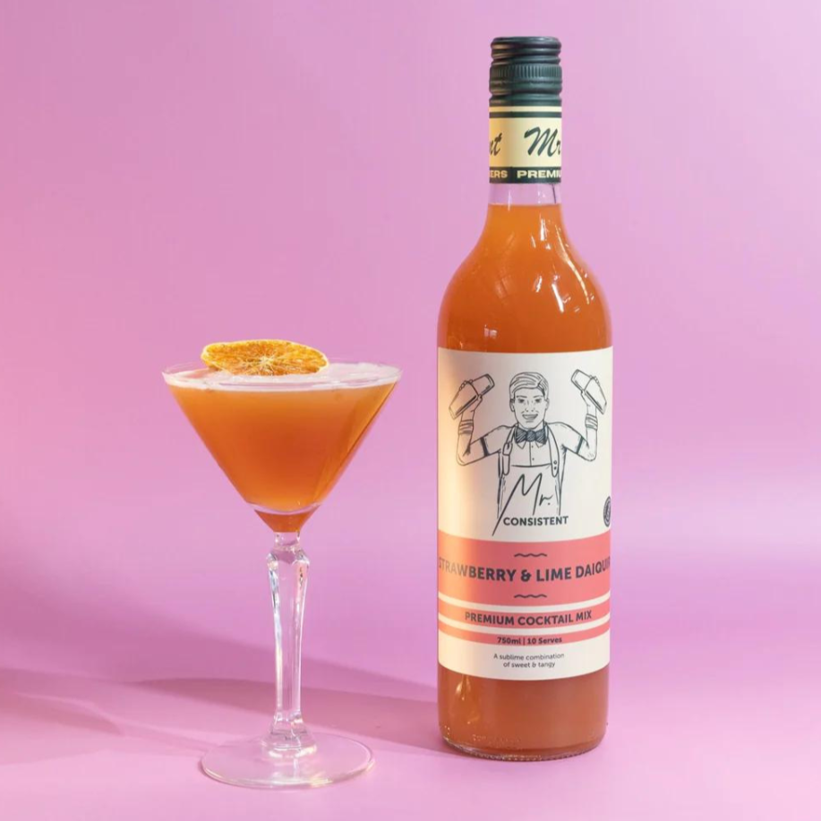 Strawberry & Lime Daiquiri Cocktail Mixer - 10 Serves
