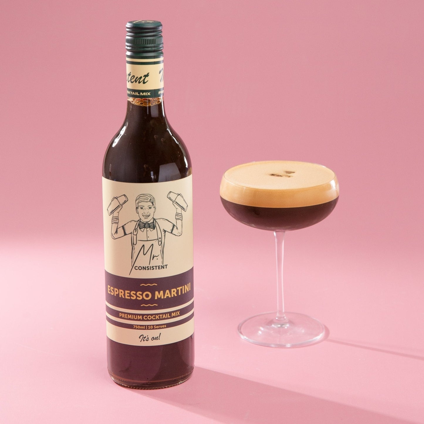 ESPRESSO MARTINI COCKTAIL MIXER - 10 SERVES - Mr. Consistent