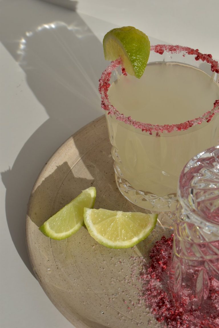 F n Lemons > Raspberry Sugar Cocktail Rim Garnish