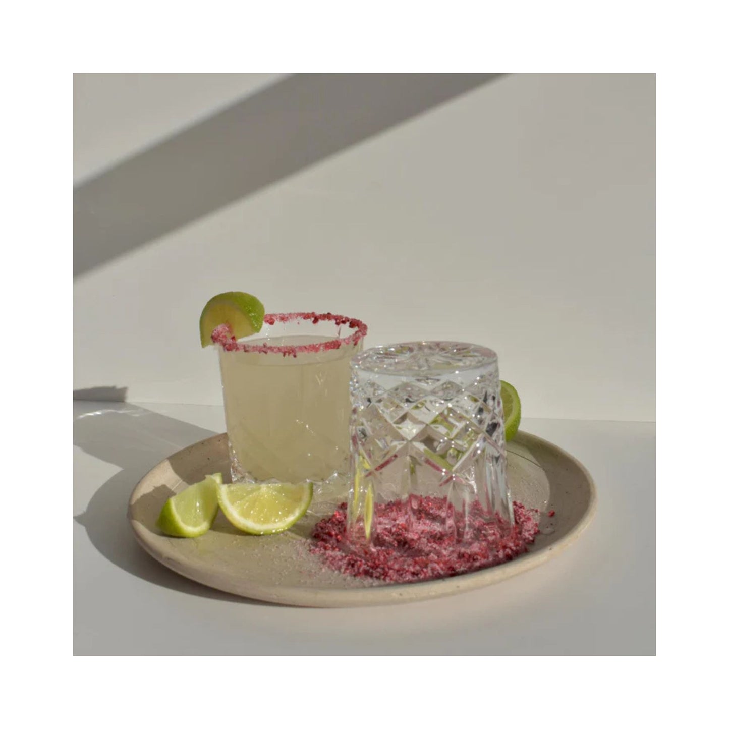 F n Lemons > Raspberry Sugar Cocktail Rim Garnish