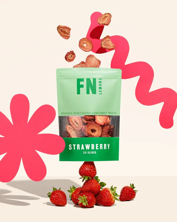 FN Lemons Dried Strawberry – 25 Serves